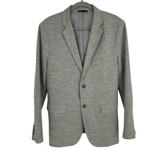 Banana Republic Men’s 42R Tailored Slim Fit Blazer Linen Cotton Sport Coat Grey
